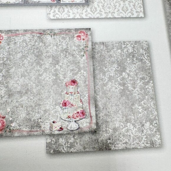 Stamperia Wedding Scrapbooking Pad 10 Double-Faced Sheets 12 x 12 Acid-Free NEW - Picture 7 of 16